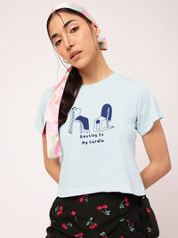 DressBerry Witty & Wondeful Slang Printed Casual Tee