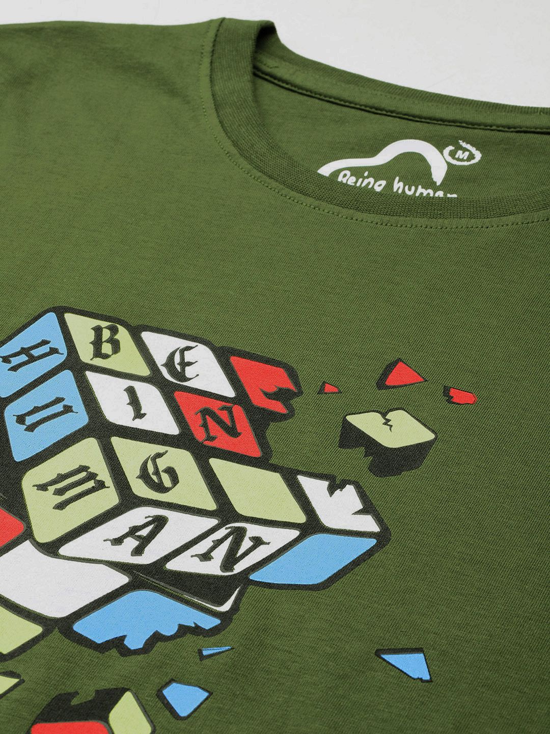 Being Human Printed Pure Cotton T-shirt