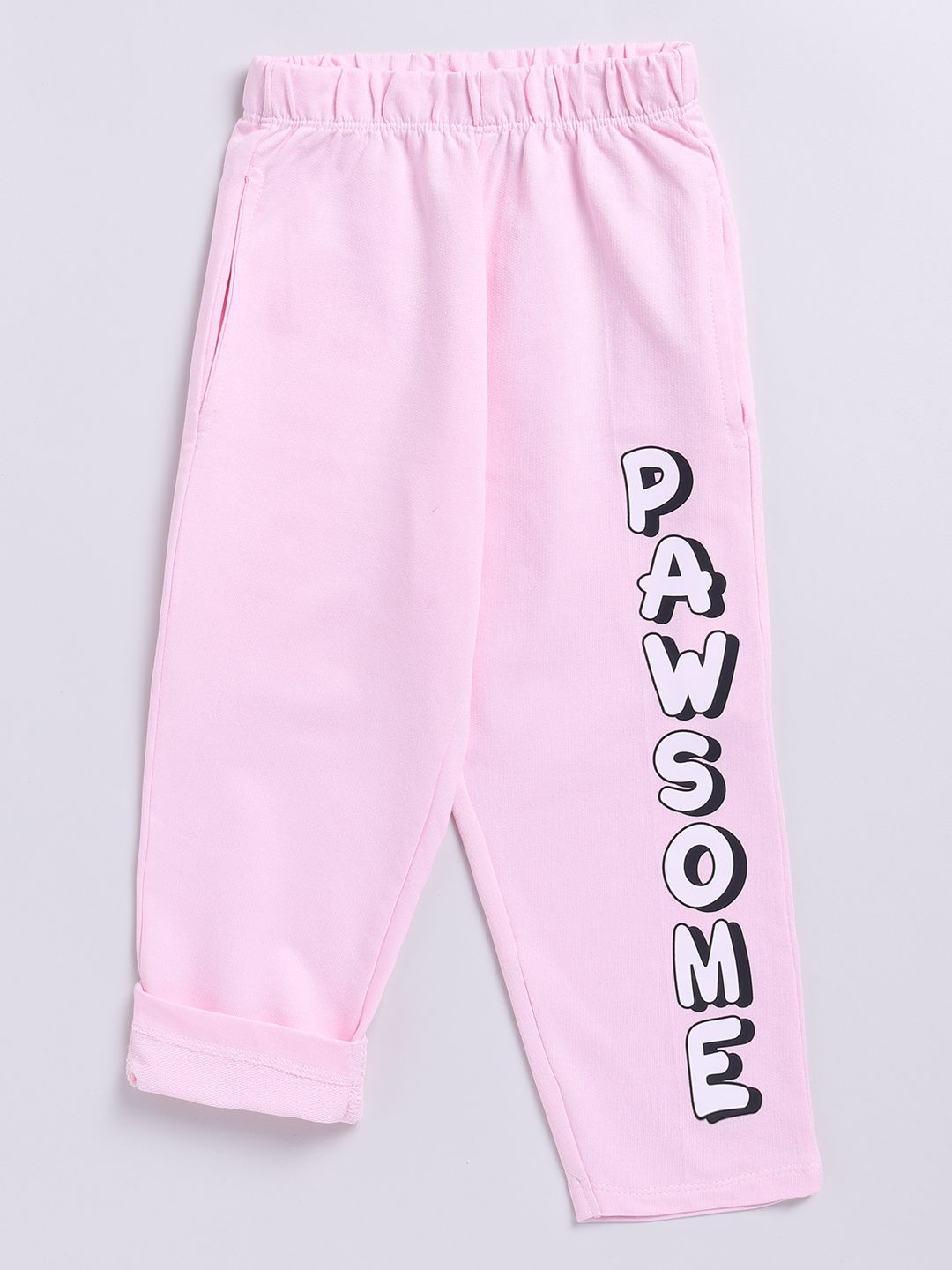 Happy Faces Girls Paw Patrol Print Pure Cotton T-shirt with Trousers