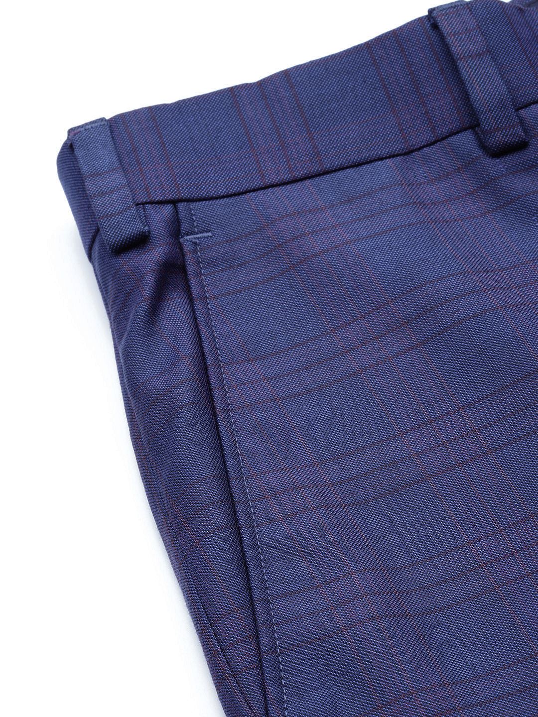 Park Avenue 2-Piece Checked Formal Suit