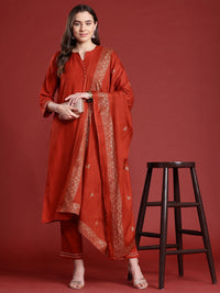 Anouk Kurta with Trousers & Dupatta