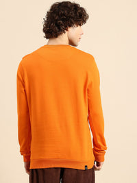 Being Human Printed Pure Cotton Sweatshirt