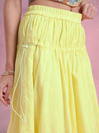 DressBerry Toggle Fastening Ruched Balloon Skirt