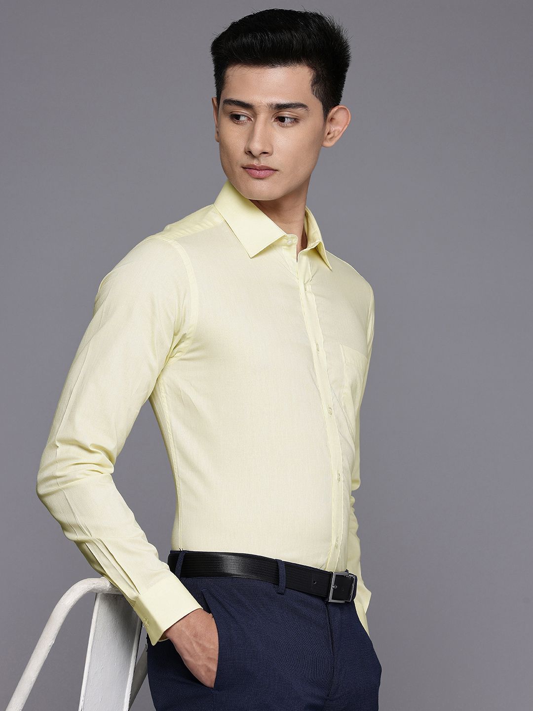 Raymond Pure Cotton Slim Fit Formal Shirt