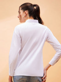 SASSAFRAS BASICS Comfort Spread Collar Long Sleeves Cotton Casual Shirt