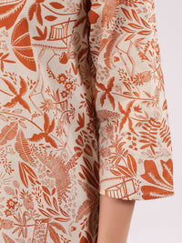 SANSKRUTIHOMES Women Ethnic Motifs Printed Cotton Night suit