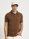 THE BEAR HOUSE Polo Collar Pure Cotton Slim Fit T-shirt