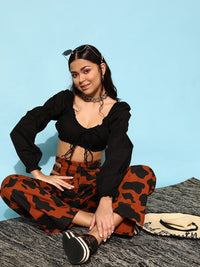 STREET 9 Classy Black Solid Top