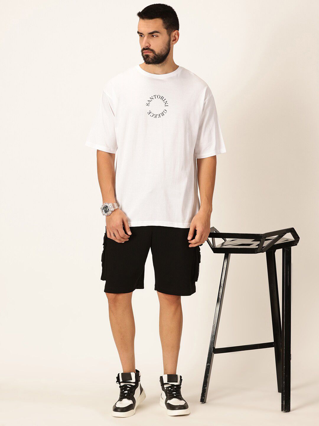 Thomas Scott Round Neck Typography Printed Bio Finish Pure Cotton T-shirt