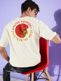 Difference of Opinion Printed Cotton Oversized T-shirt