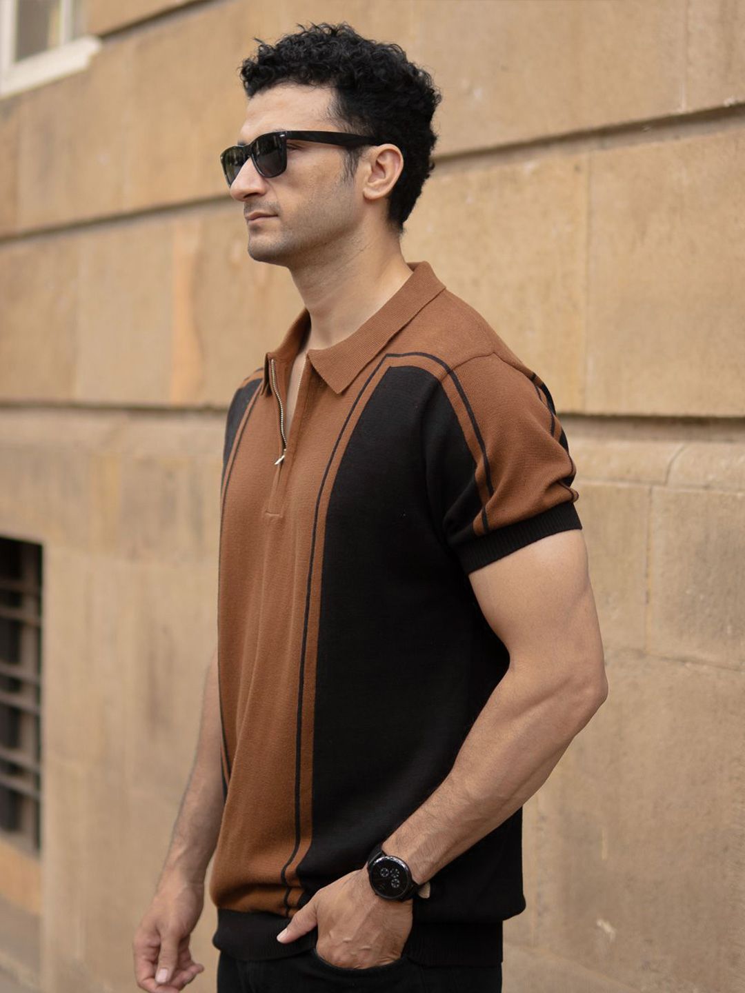 Powerlook Men Polo Collar T-shirt