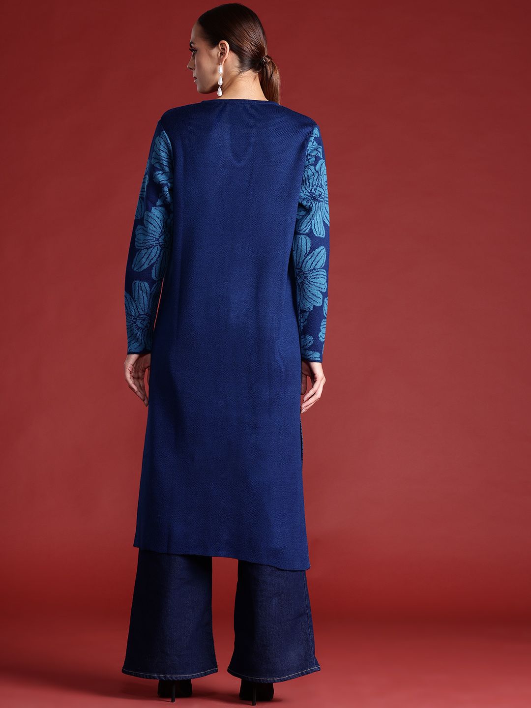 all about you Floral Woven Design Kurta