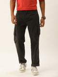 Bene Kleed Men Solid Straight Fit Cargos Trousers