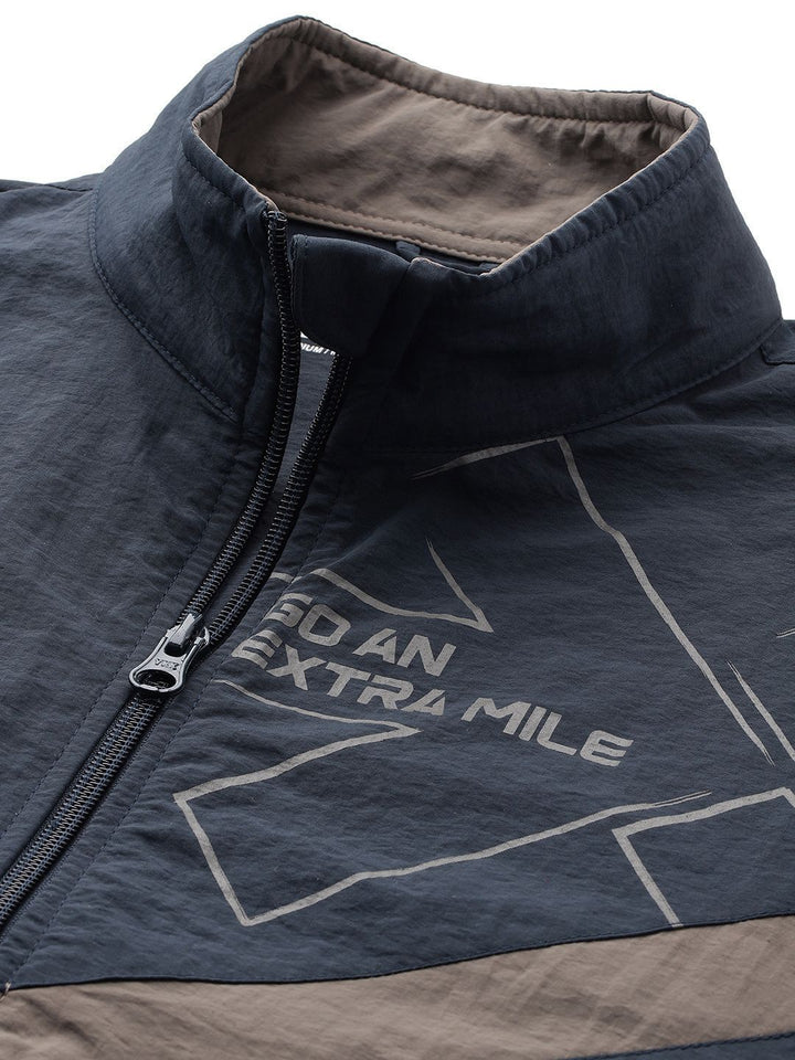 HRX by Hrithik Roshan Rapid Dry Mock Collar Running Tracksuit