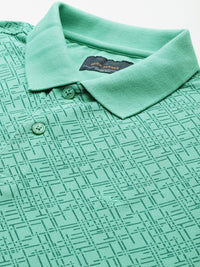 Park Avenue Printed Polo Collar T-shirt
