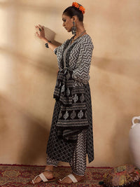 Indo Era Printed Regular Pure Cotton Kurta with Salwar &  Dupatta