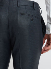 Raymond Men Textured Slim Fit Formal Trousers