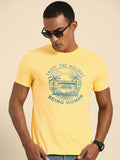 Being Human Round Neck Printed Pure Cotton T-shirt