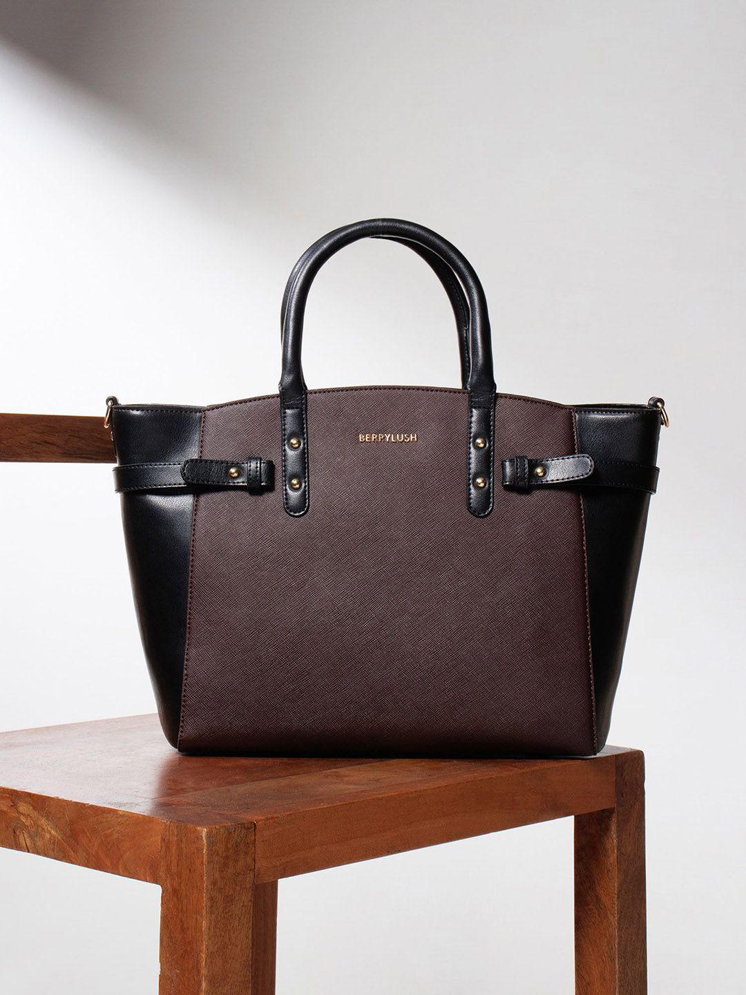 Berrylush Women Detachable Sling Strap Tote Handbags