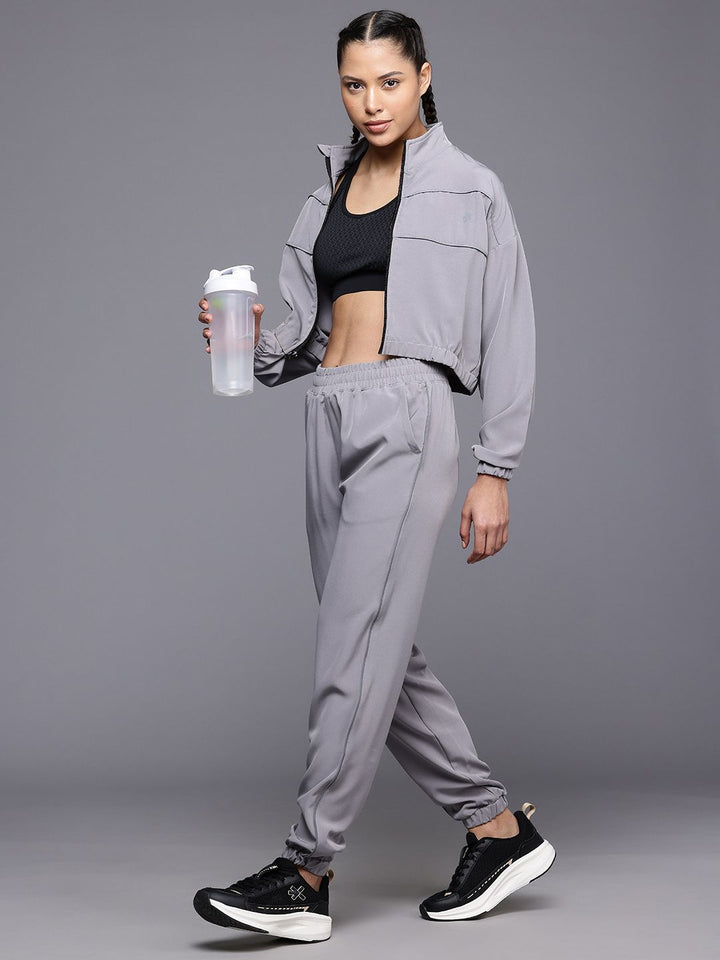 HRX by Hrithik Roshan Rapid Dry Mock Collar Running Tracksuit