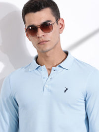 Thomas Scott Men Solid Polo Collar T-shirt