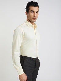 Raymond Men Pure Cotton Textured Slim Fit Formal Shirt