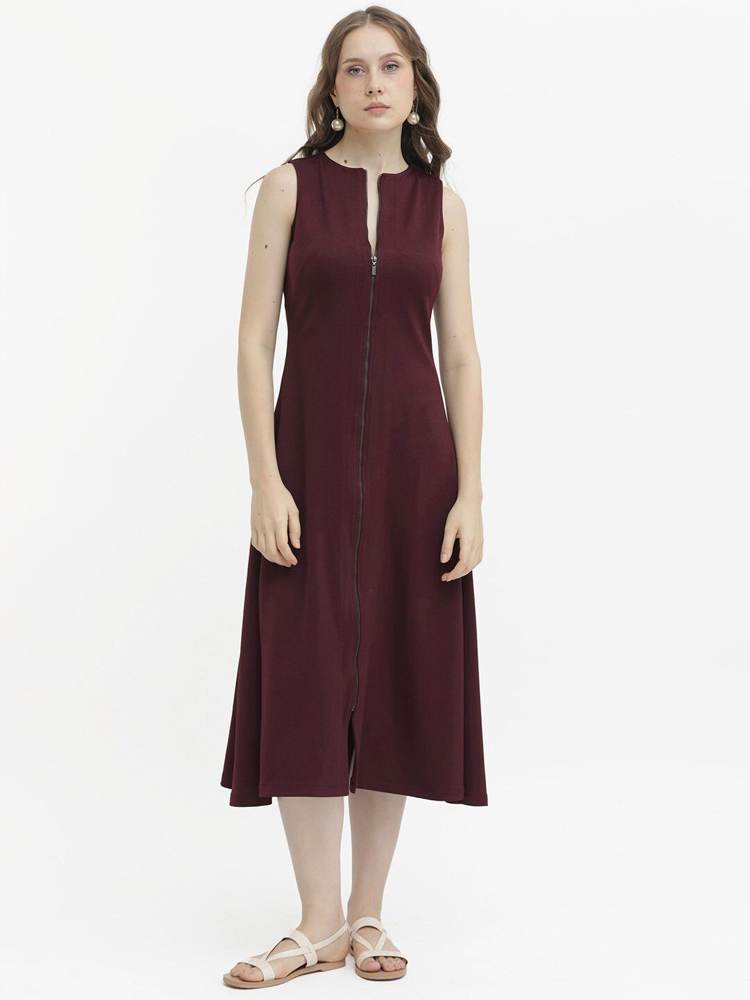 RAREISM A-Line Sleeveless Midi Dress