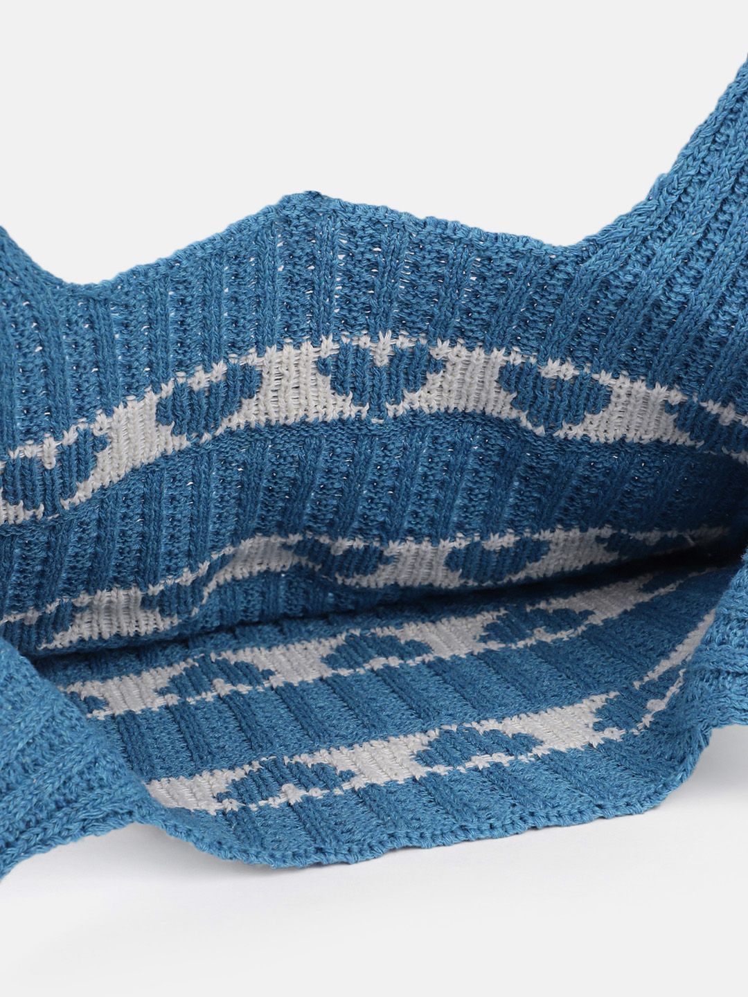 DressBerry Heart Crocheted Shopper Tote Bag