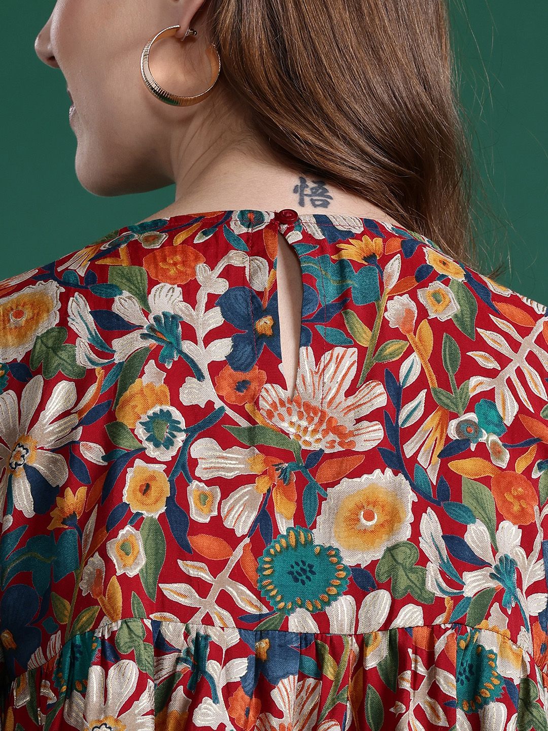 DressBerry Floral Printed A-Line Top