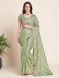 Saree mall Floral Printed Sequinned Sarees