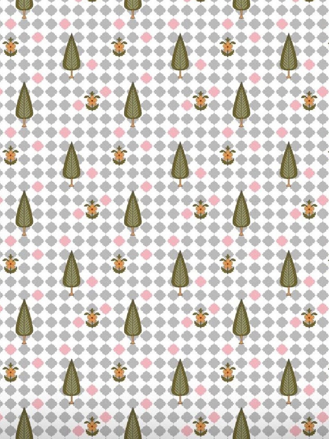 BOMBAY DYEING Cardinal Green Floral Printed Cotton 120 TC Queen Bedsheet Set 2.54 x 2.24m