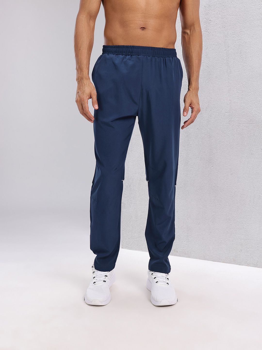 HRX by Hrithik Roshan Men Mid-Rise Rapid-Dry Running Track Pants