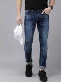 SPYKAR Men Blue Skinny Fit Low-Rise Light Fade Stretchable Jeans