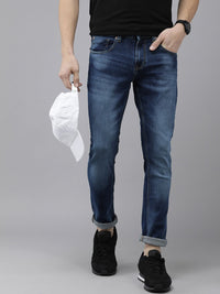 SPYKAR Men Blue Skinny Fit Low-Rise Light Fade Stretchable Jeans