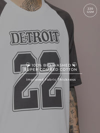 DILLINGER Men Typography Printed Oversized T-shirt