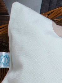 STITCHNEST White & Blue Set of 5 Geometric Square Cushion Covers