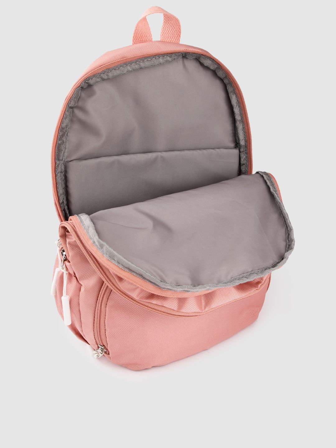 Lino Perros Women Striped Medium-Sized Backpack with Laptop Compartment 21L