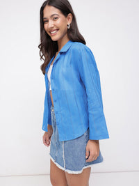 DressBerry Delicate Dream Self Striped Shirt