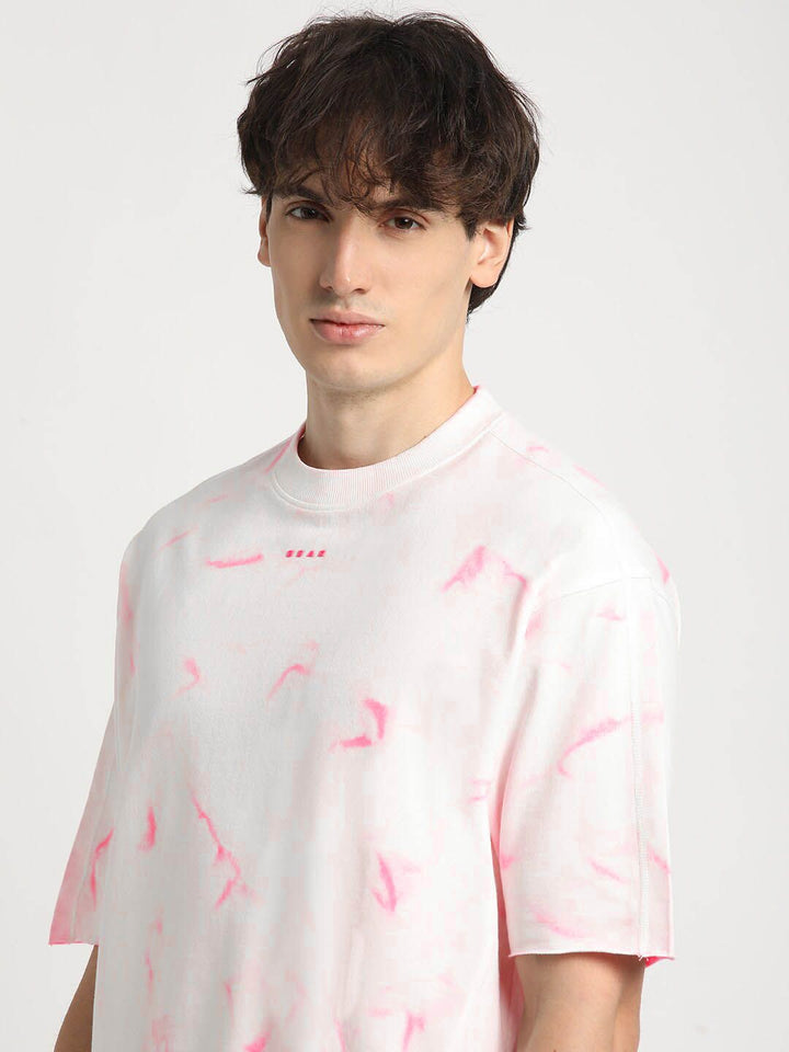 THE BEAR HOUSE Tie & Dye Pure Cotton Oversized T-shirt