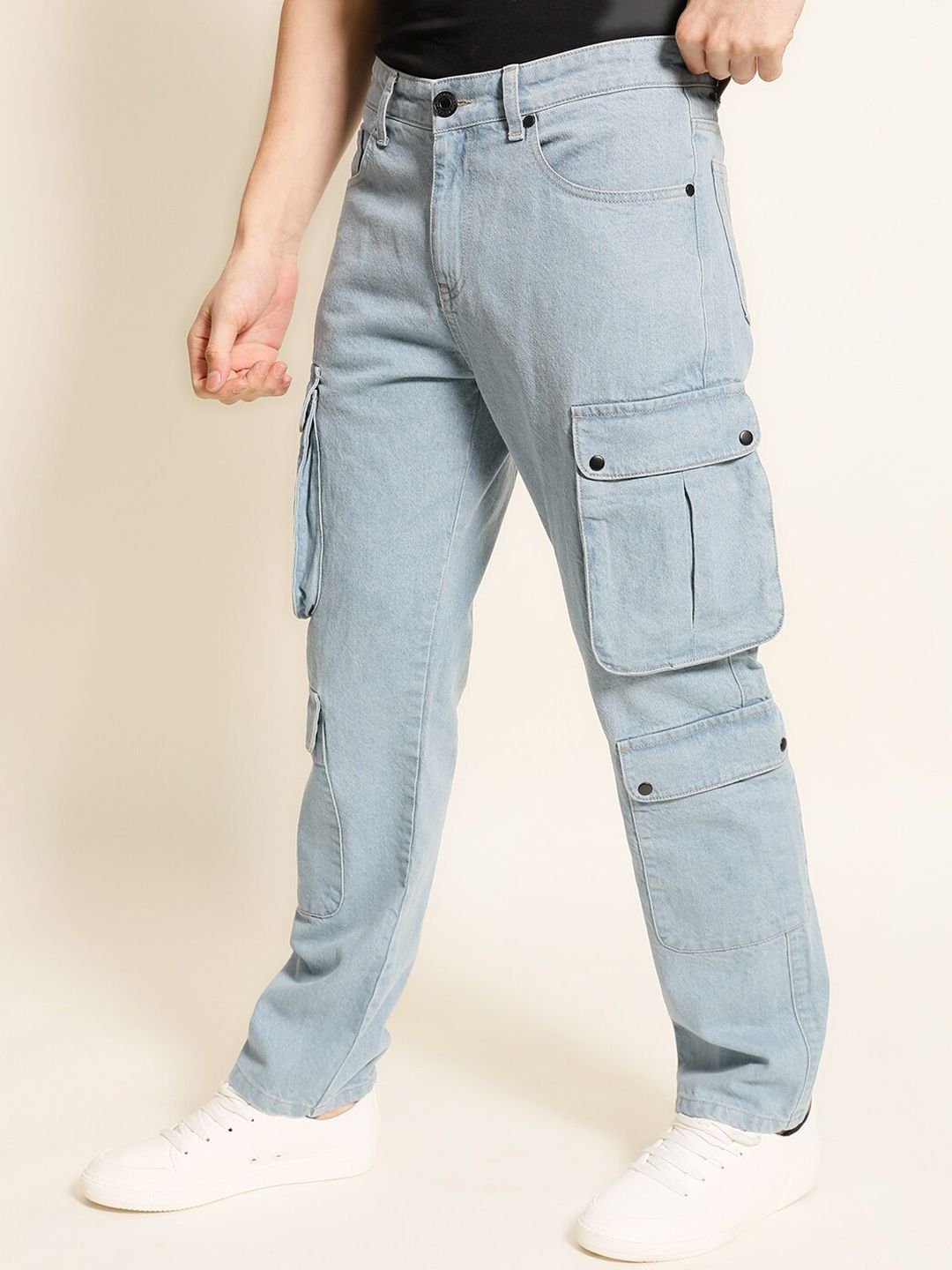 Bene Kleed Men Relaxed Fit Heavy Fade Jeans