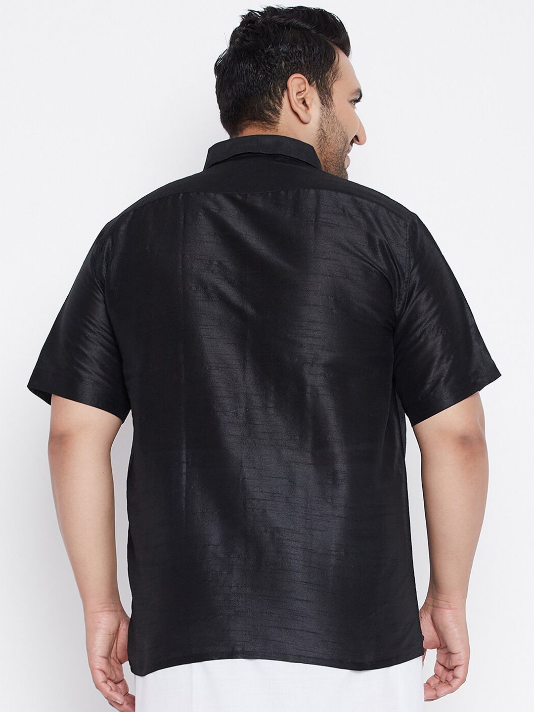 VASTRAMAY Men Black Premium Casual Shirt