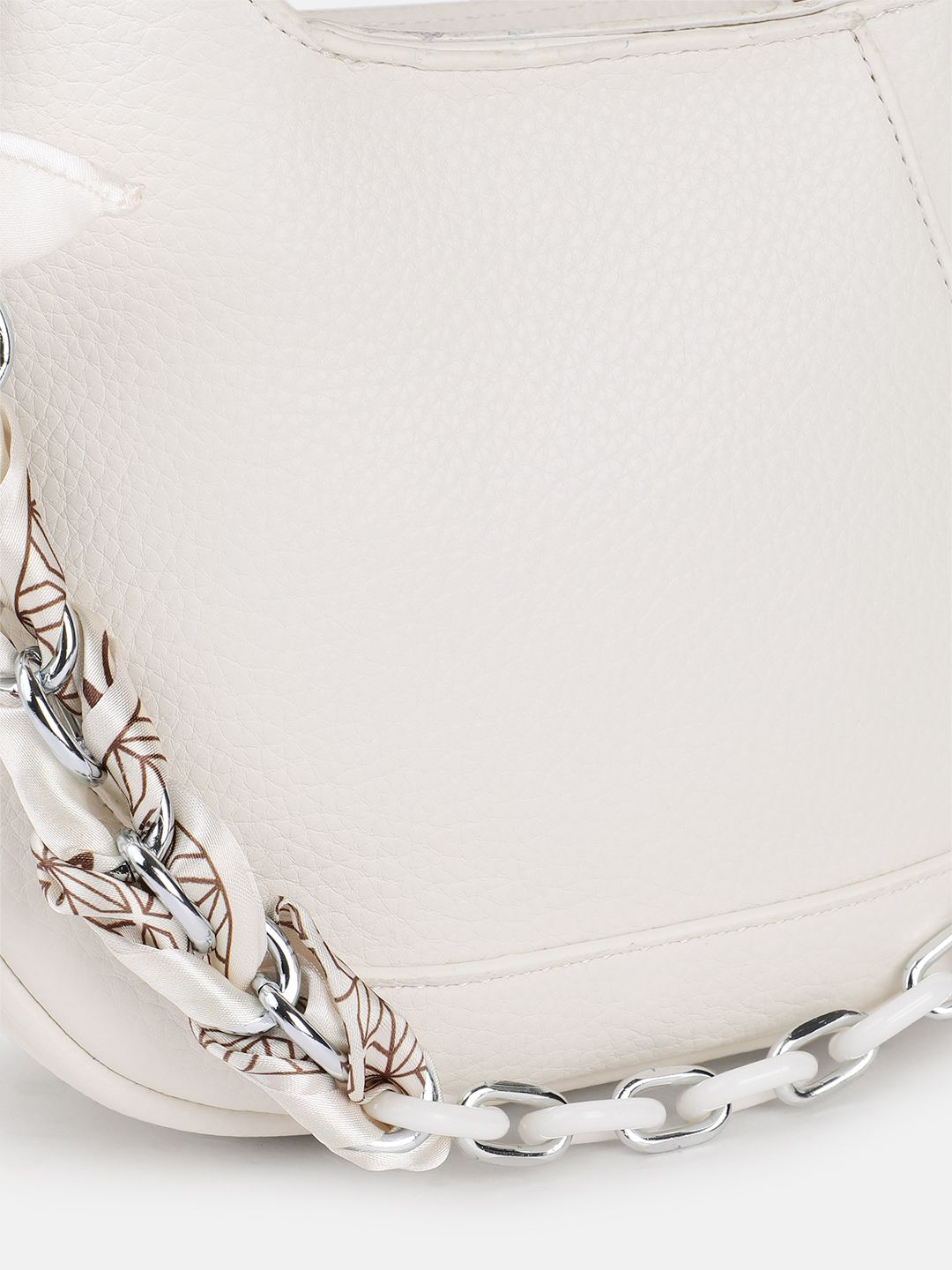 DressBerry Animal Textured Half Moon Hobo Bag