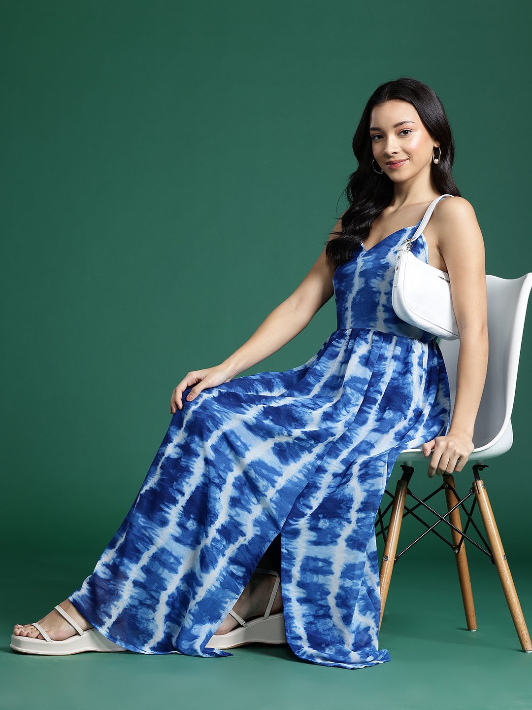DressBerry Printed A-Line Maxi Dress