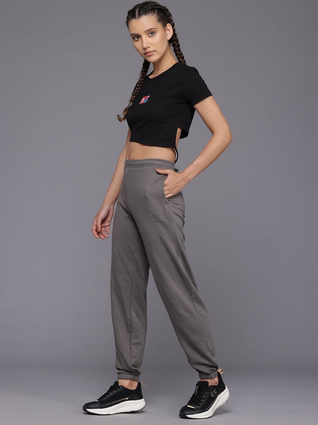 HRX by Hrithik Roshan Tie-Up Detail Lifestyle T-shirt