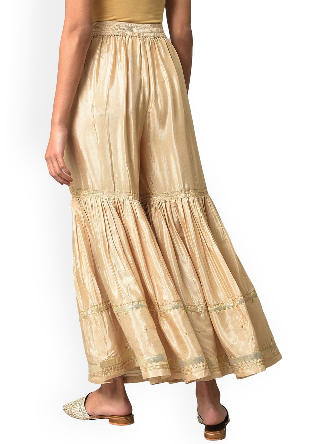 W Gota Patti Embellished Flared Sharara