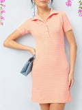 DressBerry Sporty Chic Striped T-shirt Dress