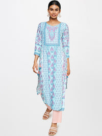Global Desi Floral Printed Kurta