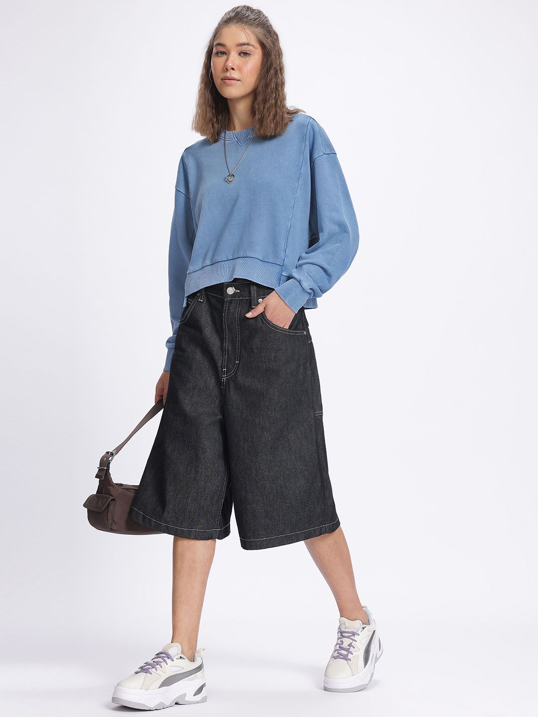 DressBerry Kasual Membina Baju Baju Jatuh Bahu