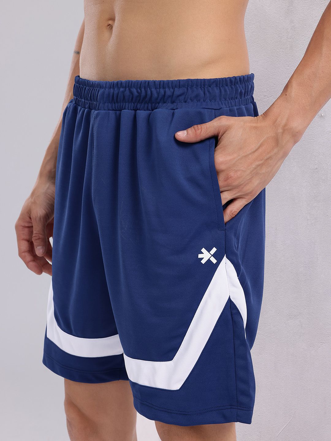 HRX by Hrithik Roshan Men Striped Rapid-Dry Running Shorts