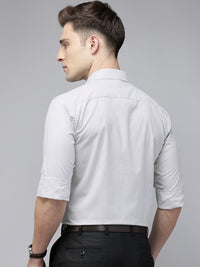 Park Avenue Slim Fit Micro Checks Opaque Formal Shirt